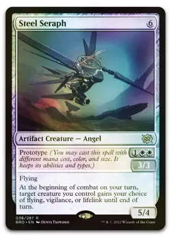 Steel Seraph #38 (Foil) (NM) Brothers' War BRO Magic MTG - Image 1