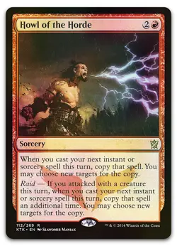 Howl of the Horde #112 (Foil) (LP) Khans of Tarkir KTK Magic MTG - Image 1