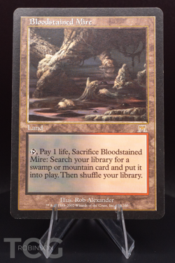 Bloodstained Mire: 2002 Magic the Gathering - Onslaught Regular - Image 1