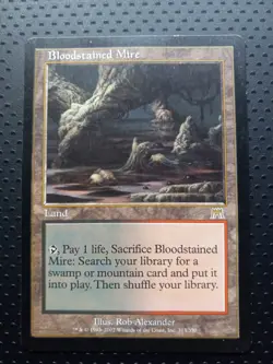 Magic The Gathering MTG Onslaught #313 Bloodstained Mire - Image 1