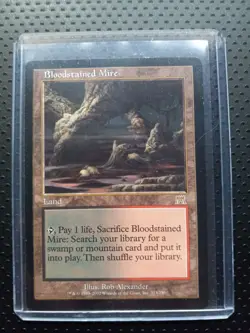Magic The Gathering MTG Onslaught #313 Bloodstained Mire - Image 3