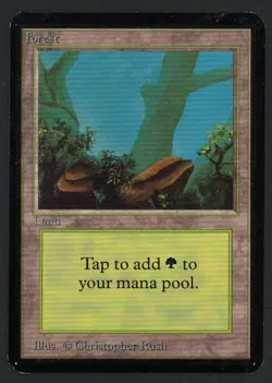 ***Alpha Forest Rocks*** MTG Alpha Magic Kid Icarus - Image 1