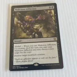 MTG Malicious Affliction x1- -Commander 2014-Lightly Played - Image 4