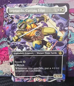 magic the gathering - Leonardo, Cutting Edge - Legendary Creature - Mutant Ninja - Image 1