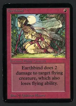 ***Alpha Earthbind (Ring Ding)*** MTG Alpha Magic Kid Icarus - Image 1
