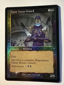 Dimir House Guard (Retro Frame) C Ravnica Remastered #324 NM Foil - Image 1