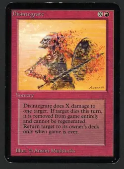 ***Alpha Disintegrate*** MTG Alpha Magic Kid Icarus - Image 1