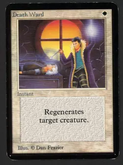 ***Alpha Death Ward*** MTG Alpha Magic Kid Icarus - Image 1