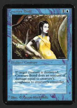 ***Alpha Creature Bond*** MTG Alpha Magic Kid Icarus - Image 1
