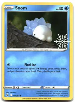 Pokemon Snom Holo (Holiday Calendar) Common Miscellaneous Cards & Products 084/2 - Image 1