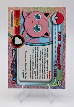 2000 Topps Chrome Pokemon: Jigglypuff #39 - NM - Image 2