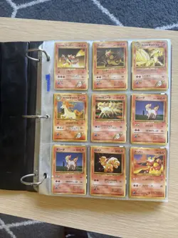 vintage japanese pokemon binder collection With Cards! - Image 1