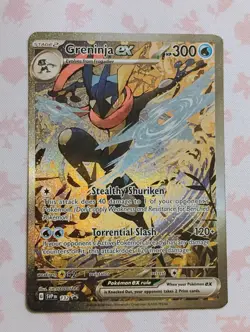Greninja ex 132 Sv: Scarlet & Violet Promo Cards Holo Alt Art Pokemon TCG NM - Image 1