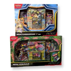 Pokemon TCG Mega Venusaur EX Premium Collection & Mega Kangaskhan EX Lot Sealed - Image 1