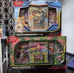 Pokemon TCG Mega Venusaur EX Premium Collection & Mega Kangaskhan EX Lot Sealed - Image 2