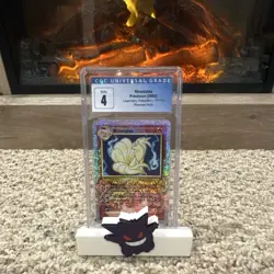 Pokemon TCG 2002 Ninetales Reverse Holo Legendary Collection CGC 4 17/110 - Image 1