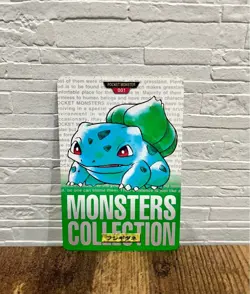 Monster Collection Bulbasaur Vintage Japanese Pokemon Promo Card - Image 1