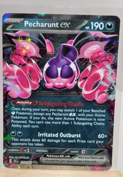 Pokemon TCG Pecharunt ex 39/64 Shrouded Fable Double Rare Holo 2024 - Image 1