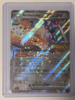 Pokemon TCG Archaludon ex 130/191 Surging Sparks Stamped Promo - Image 1
