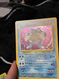 Pokemon TCG Poliwrath Base Set 13/102 Holo Unlimited - Image 2