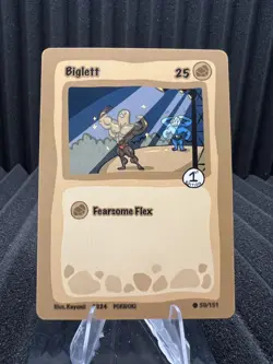 Biglett (Diglett) 50/151 - Pokidoki First Edition Fan Art - Pokemon - Image 1