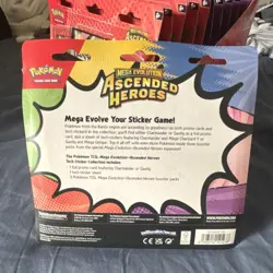 Pokemon Mega Evolution Ascended Heroes Tech Sticker Collection Charmander Gengar - Image 3