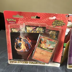 Pokemon Mega Evolution Ascended Heroes Tech Sticker Collection Charmander Gengar - Image 5