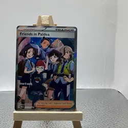 Pokemon Friends in Paldea 137/131 Paldea Ultra Rare Full Art Holo Trainer - Image 1