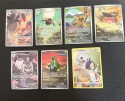 Pokemon TCG- Illustration Rare Lot Of 7 - Image 1