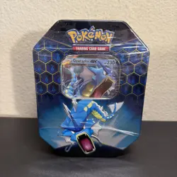 Pokemon TCG Hidden Fates Tin Gyarados GX Factory Sealed FREE SHIPPING - Image 1