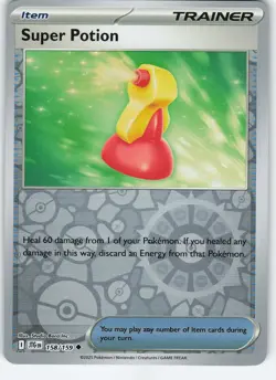 Super Potion 158/159 Uncommon Reverse Holo SV09: Journey Together NM Pokemon - Image 1