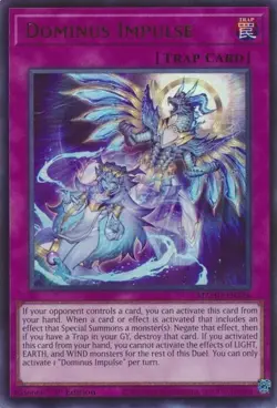 Yugioh Dominus Impulse MZMU-EN126 Ultra Rare 1st Edition NM - Image 1