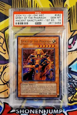Yu-Gi-Oh SPIRIT OF THE PHARAOH 1st Ed Ancient Sanctuary AST-072 PSA 10 Ultra GEM - Image 1