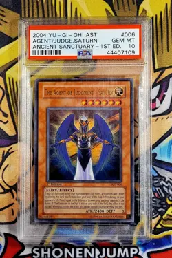 Yu-Gi-Oh! AGENT OF JUDGMENT SATURN 1st Ed Ancient Sanctuary AST-006 PSA 10 Ultra - Image 1
