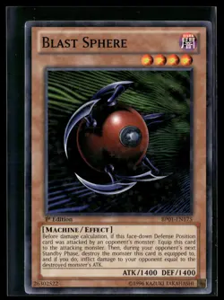 Yu-Gi-Oh Battle Pack: Epic Dawn #BP01-EN175 Blast Sphere (Starfoil) - Image 1