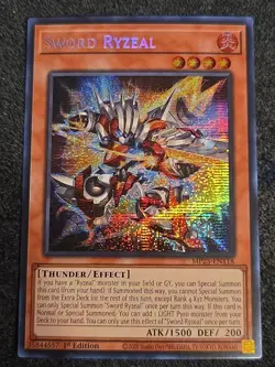 Sword Ryzeal - MP25-EN118 - Prismatic Secret Rare YuGiOh NM - Image 1