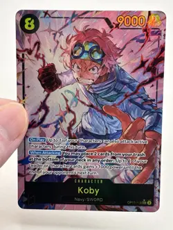 One Piece CCG Koby Secret Rare Alternate Art OP11-119 Mint Pack Fresh - Image 4