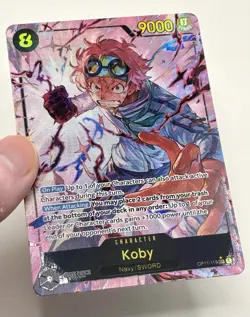 One Piece CCG Koby Secret Rare Alternate Art OP11-119 Mint Pack Fresh - Image 5