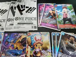 One Piece Rare English TCG Lot SR ALT Sealed Don Packs Bonney Law Chopper Uta - Image 4