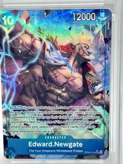 2024 ONE PIECE OP08-TWO LEGENDS ALTERNATE ART #043 EDWARD NEWGATE PSA 10 ENGLISH - Image 2