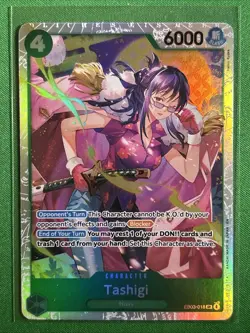One Piece Card Game Tashigi SR EB03-018 English NM Heroines Edition Super Rare - Image 1