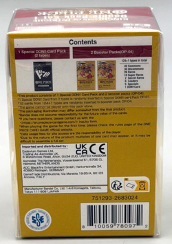 * One Piece * Kingdoms Of Intrigue DP-01 New Sealed Double Booster Pack + Don! - Image 2