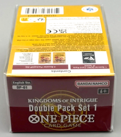 * One Piece * Kingdoms Of Intrigue DP-01 New Sealed Double Booster Pack + Don! - Image 3