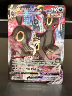 Pokemon Umbreon VMAX TG23/TG30 Brilliant Stars Ultra Rare Holo 310HP - Image 1