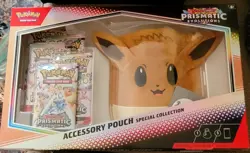 Pokemon TCG Prismatic Evolutions Accessory Pouch Special Collection Box Sealed - Image 1