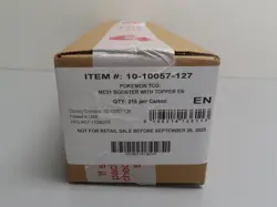 2025 Pokemon Mega Evolution ME01 Sealed 6 Box Enhanced Version Booster Case - Image 1