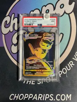 Pokemon Lost Origin Mew VMAX Full Art Ultra Rare Holo #TG30/TG30 PSA 9 - Image 1