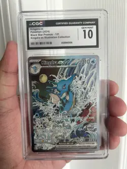 Kingdra EX 131 Promo Scarlet & Violet Black Star Promo CGC Gem Mint 10 - Image 1