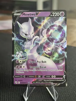 🔮 Mewtwo V 030/078 Holo PGO Pokemon GO Ultra Rare MINT 🔮 - Image 1