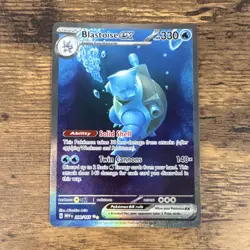 Pokemon Blastoise ex 200/165 Special Illustration Rare Scarlet Violet 151 NM! - Image 1